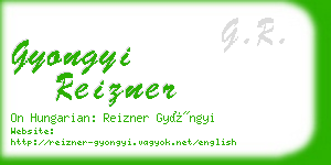 gyongyi reizner business card